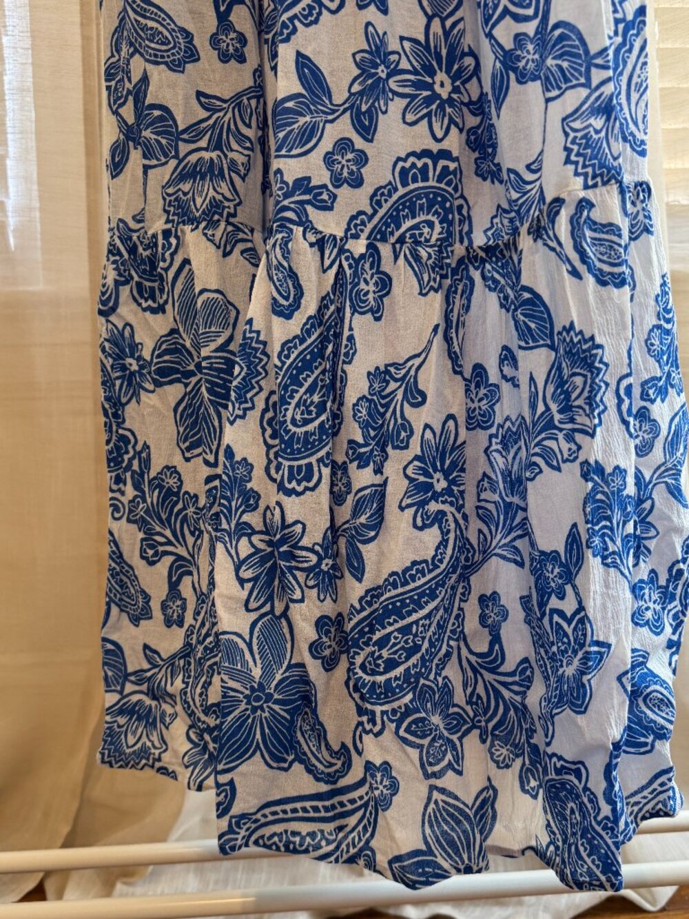 Xirena Lyta Dress in Santorini Blue Paisley | Medium - Picture 8 of 11
